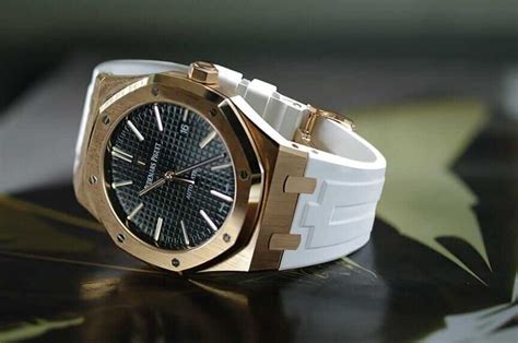 audemars piguet white strap